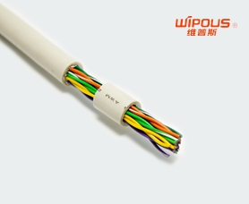 HRMCE-P   CE認證PVC柔性非屏蔽對絞數據電纜300V